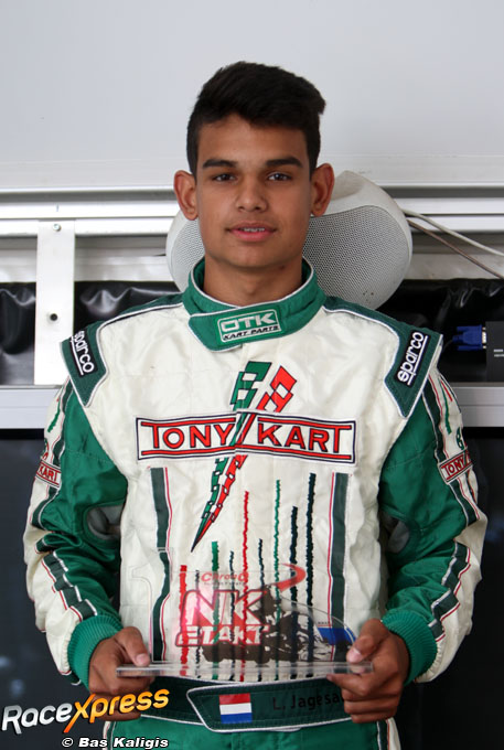 Leroy Jagesar winnaar Rotax Max junioren